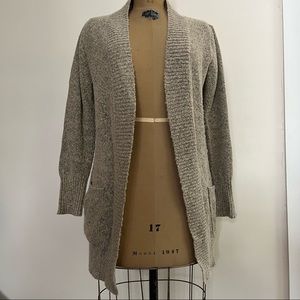 Lety & Me Maeron Ribbed Double Front Pocket Cardigan